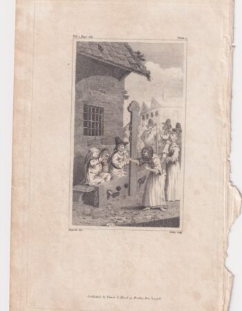 Antique Engraving Print, 1798
