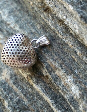 Vintage Love Heart 925 Silver Pendant