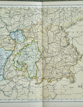 Vintage Print, Empire of Germany, 1901