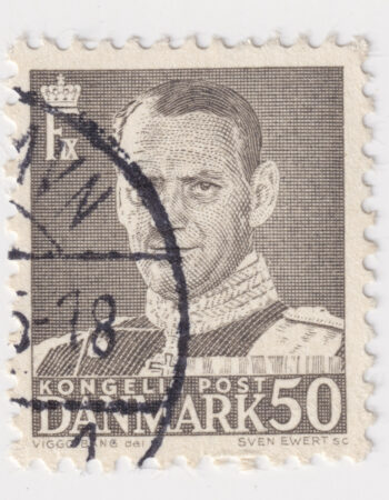 Kongelig Post, Denmark 50 ore Postage Stamp