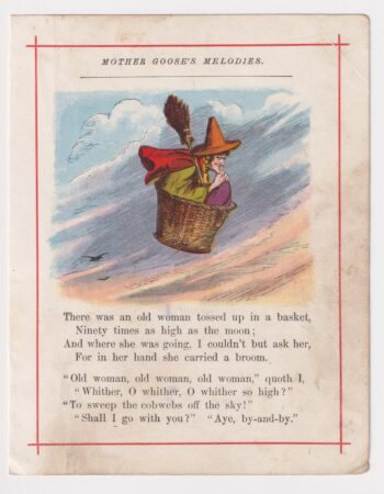 Vintage print from Mother Goose’s Melodies, 1890 ca.