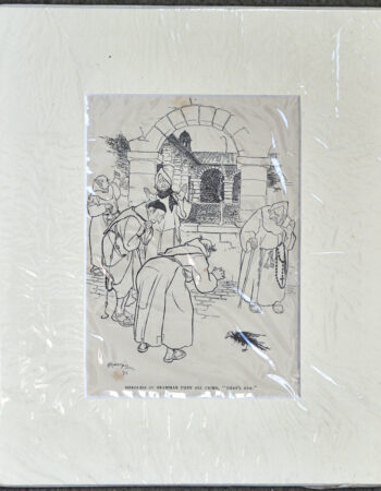 Antique Print, Heedless of Grammar they all cried "That's Him", 1898