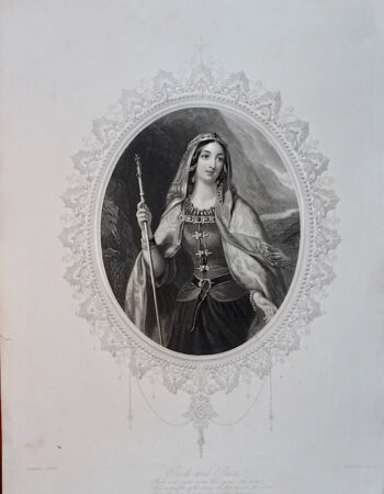 Antique Engraving Print, Rich and Rare, 1846