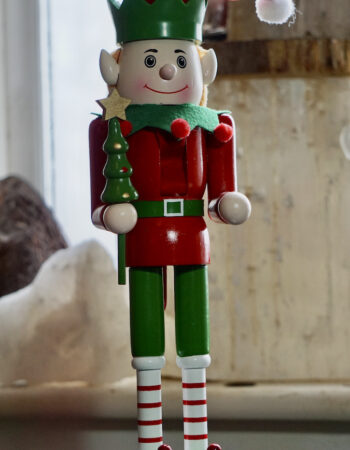 Wooden Nutcracker with Tree