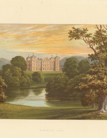 Antique Print, Kimberley Hall, 1885