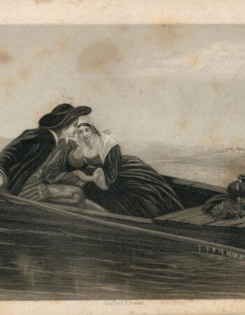 Antique Engraving Print by E. Jones, 1840 ca.