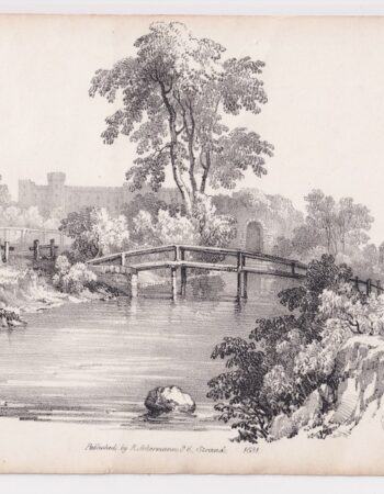 Antique Print, published by Ackermann, 1831