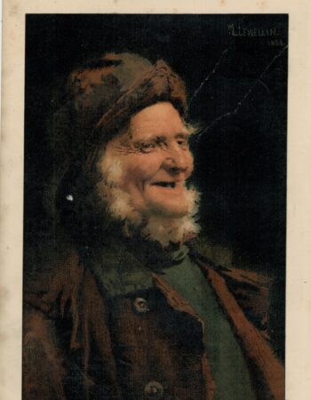 Antique Print, A Jolly Old Tar, 1890