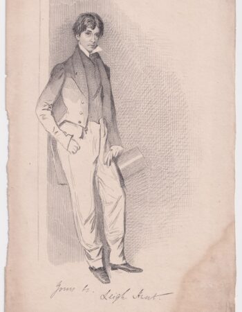 Antique Print, Author of Byron & His Contemporaries, 1850 ca.