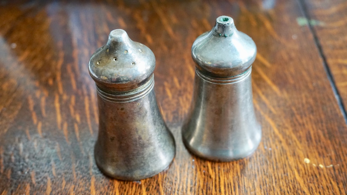 Antique Sheffield England E.P.N.S.A1, Salt and Pepper Pots