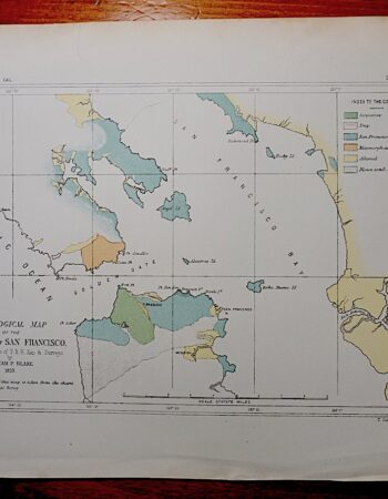 Geological Map vicinity of San Francisco 1853