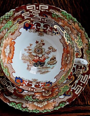 Antique Samuel Radford Imari porcelain set 1891