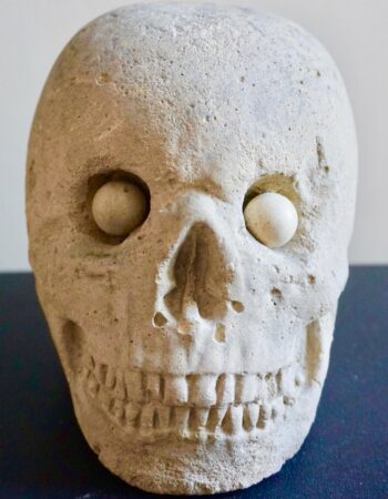 Vintage Large Stone Skull