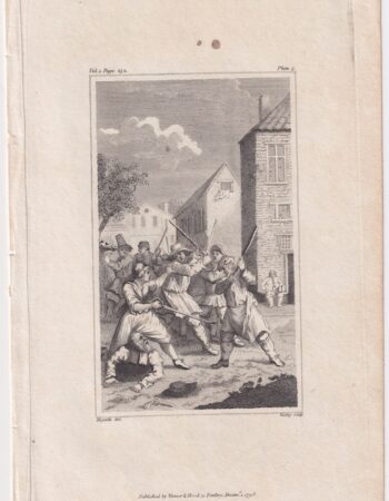 Antique Engraving Print, 1798