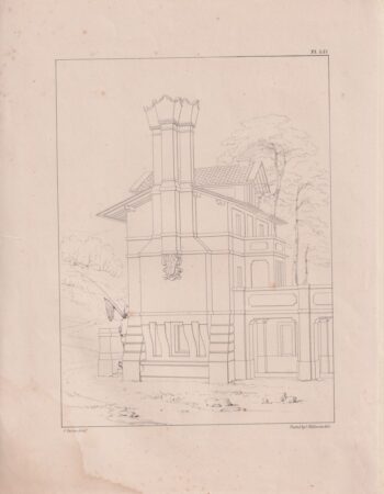 Antique Print, printed by C. Hullmandel, 1870 ca.