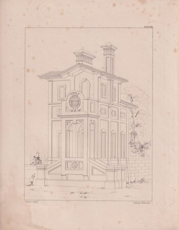 Antique Print, printed by C. Hullmandel, 1870 ca.