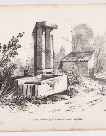 Antique Print, Ackermann, 1824