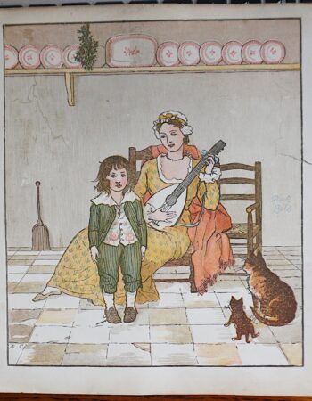 Lot of 23 prints from An Elegy on the Death of a Mad Dog, 1890