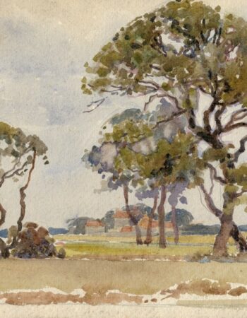 Vintage Original Water Color, 1960 ca.