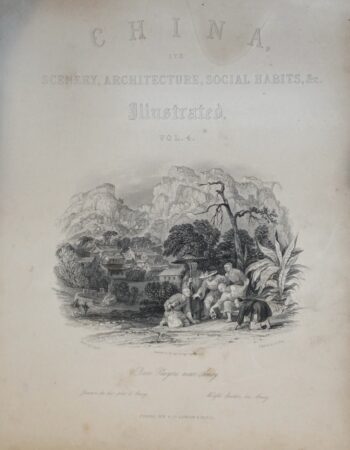 China, antique print, 1858