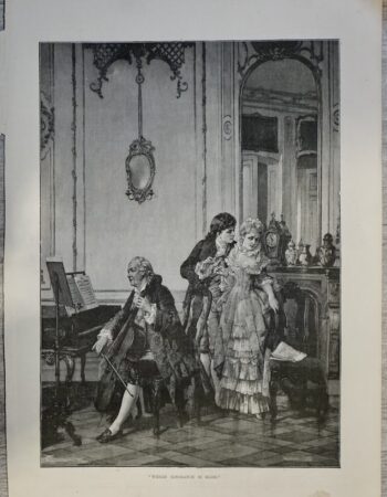 Vintage Print, "Where Ignorance in Bliss", 1880