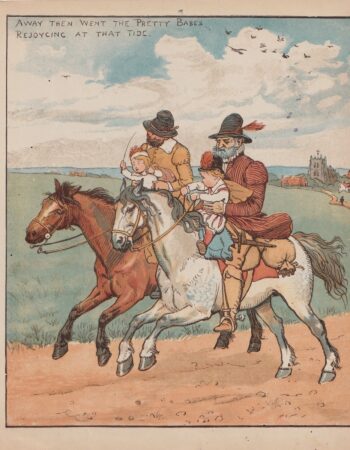 Antique Print The Babes in the Wood Randolph Caldecott 1879 Victorian Illustration