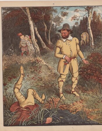 "The Babes in the Wood", Victorian Print