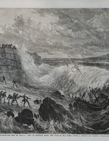 Storm at Kingstown, Dublin – Loss of Captain Boyd 1861